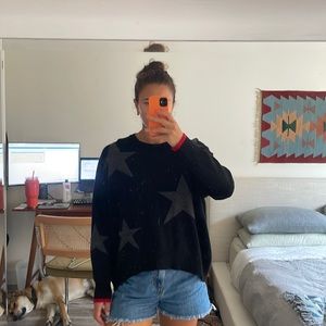 Sundry black star sweater